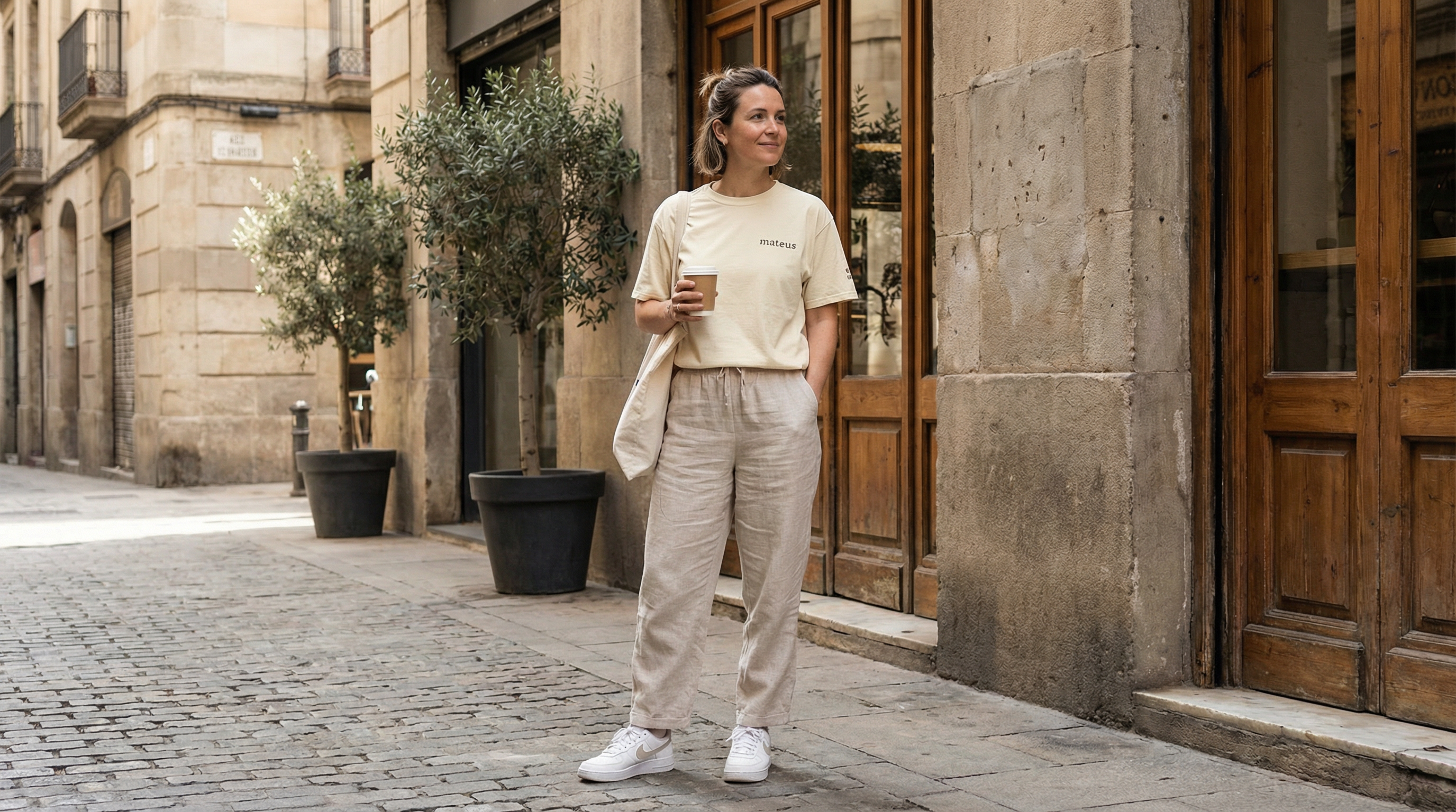 Unisex Heavyweight Basic T-shirt Ivory