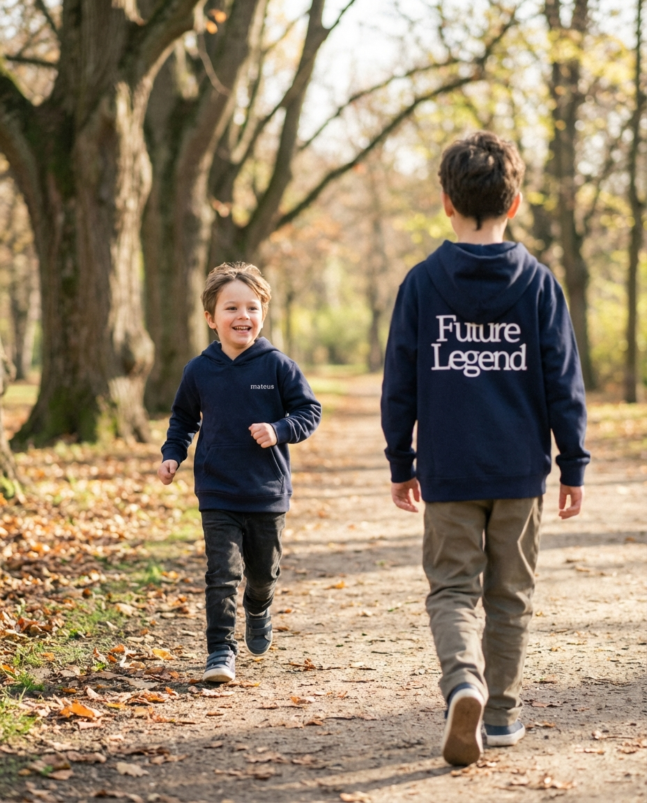 Kids Hoodie -Future Legends Black