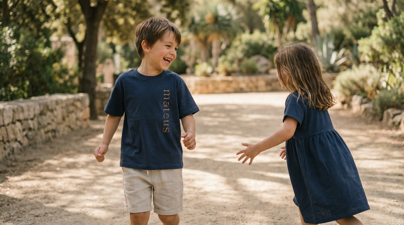 100% cotton Kids Basic tee