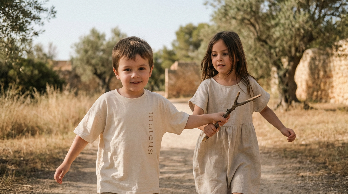 100% cotton Kids Basic tee