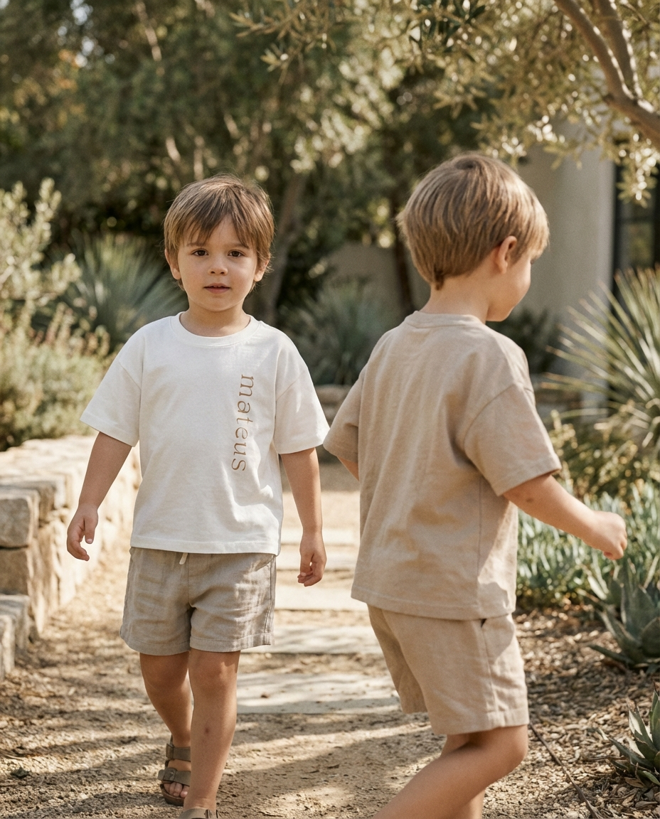 100% cotton Kids Basic tee