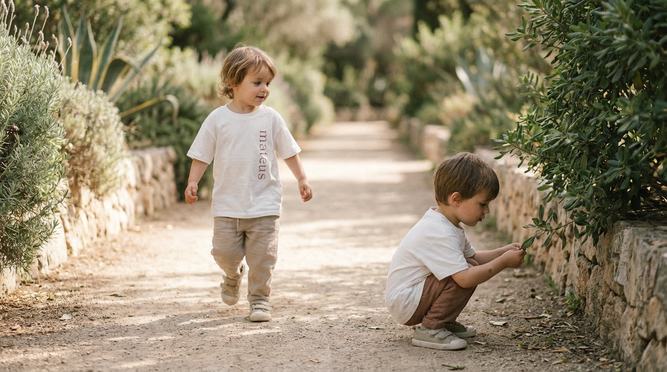 100% cotton Kids Basic tee White