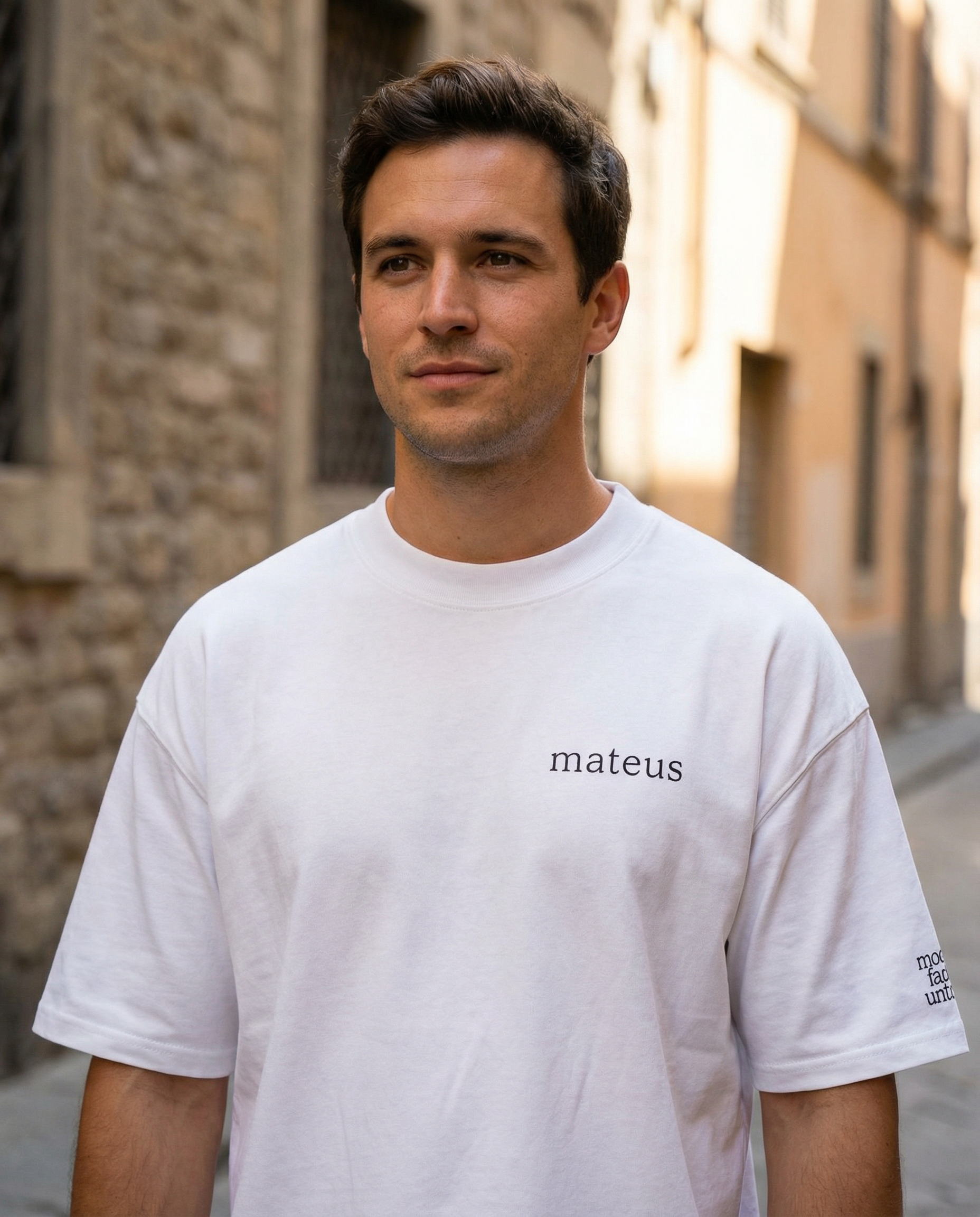 Organic Oversized High Neck T-shirt 2XL