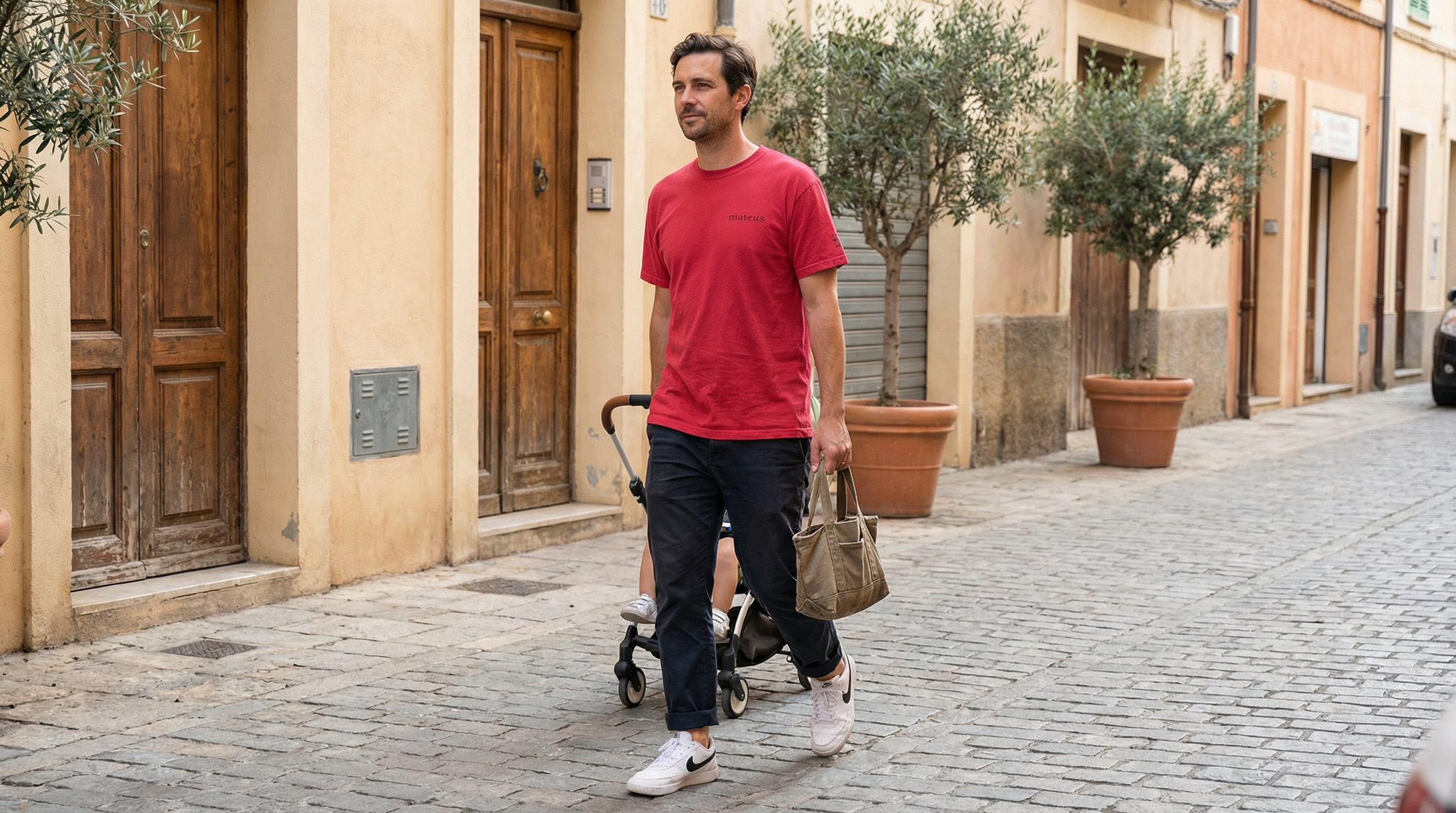 Unisex Heavyweight Basic T-shirt Red
