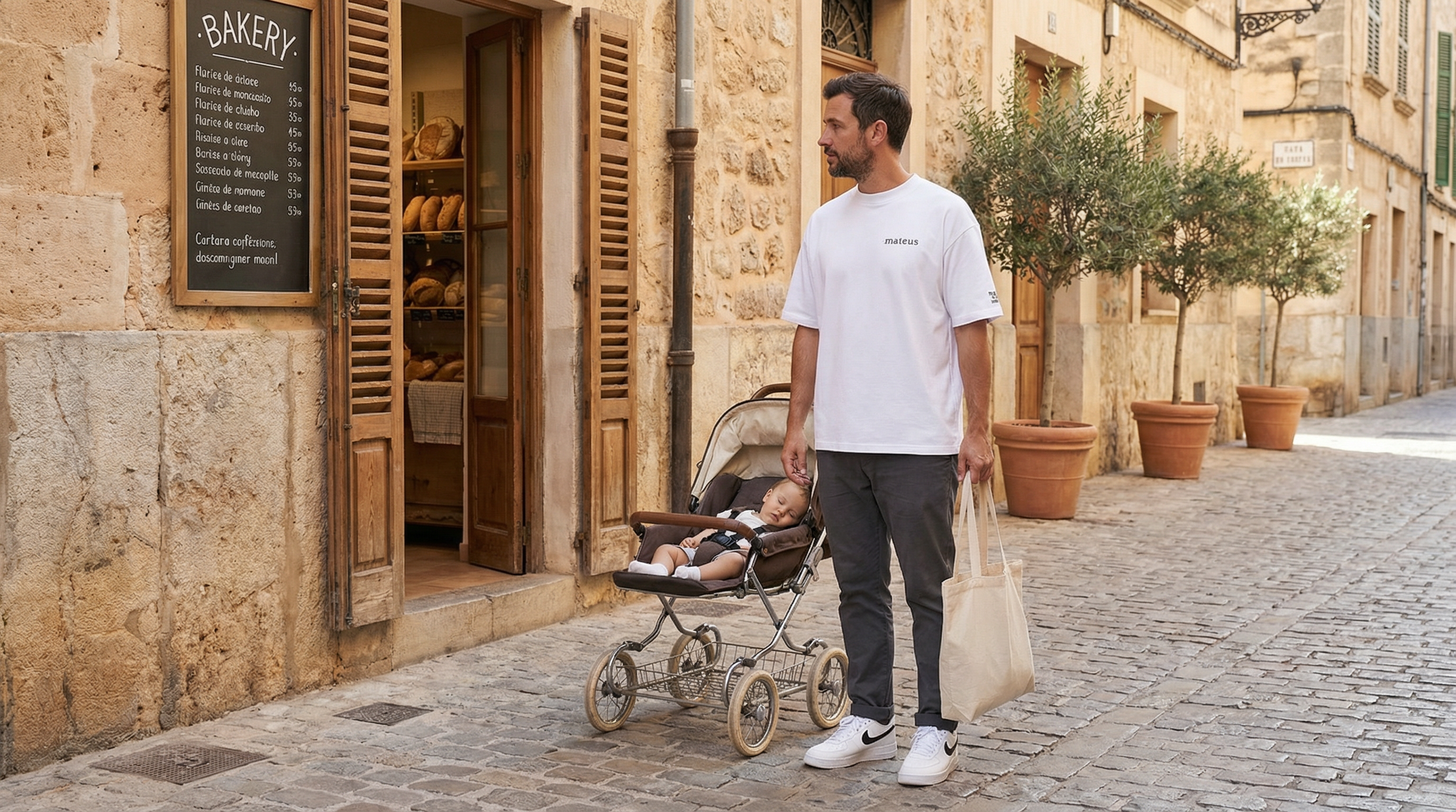 Organic Oversized High Neck T-shirt