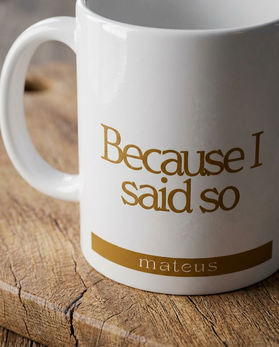 Because I said so 20 oz