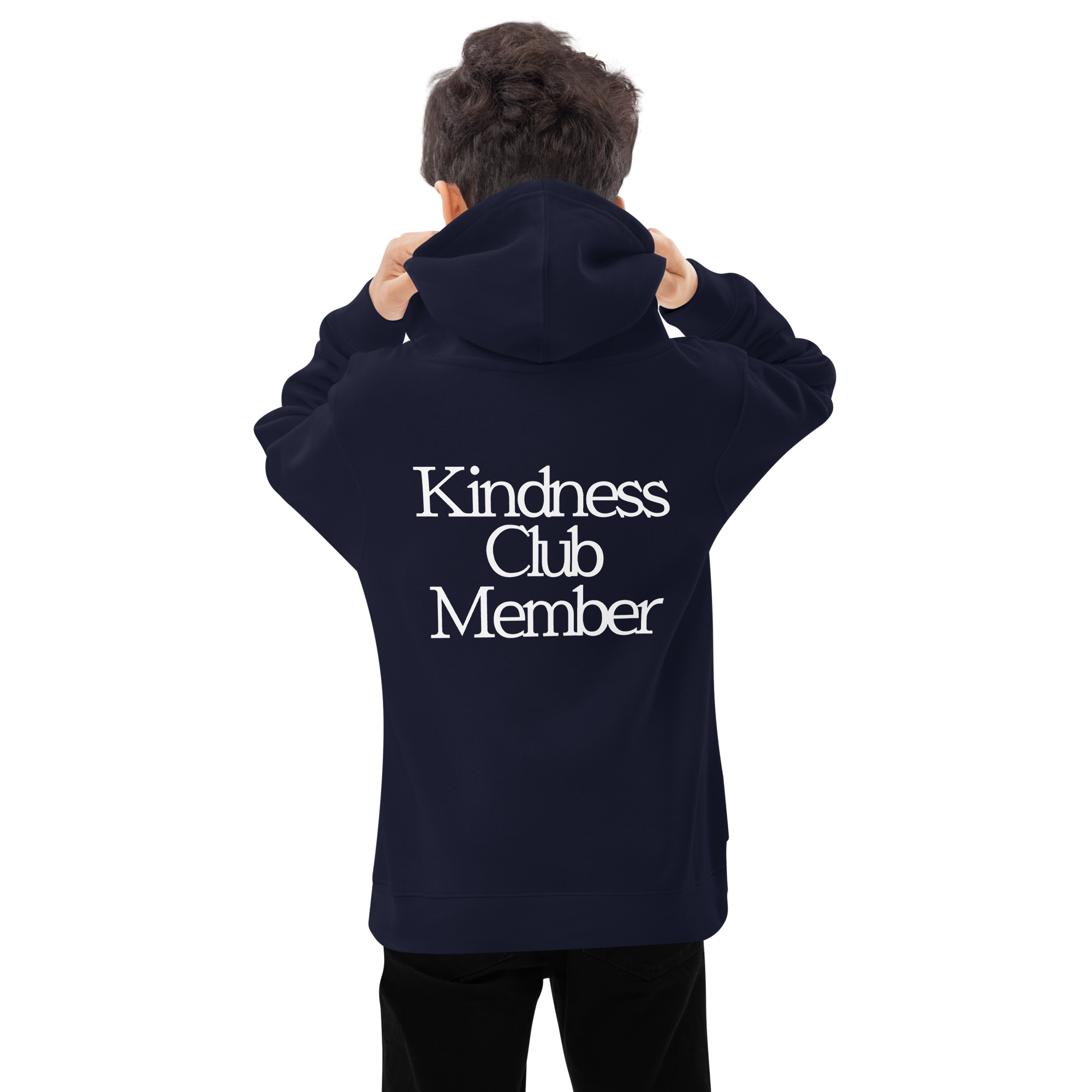Kids Hoodie - Kindness Club Black