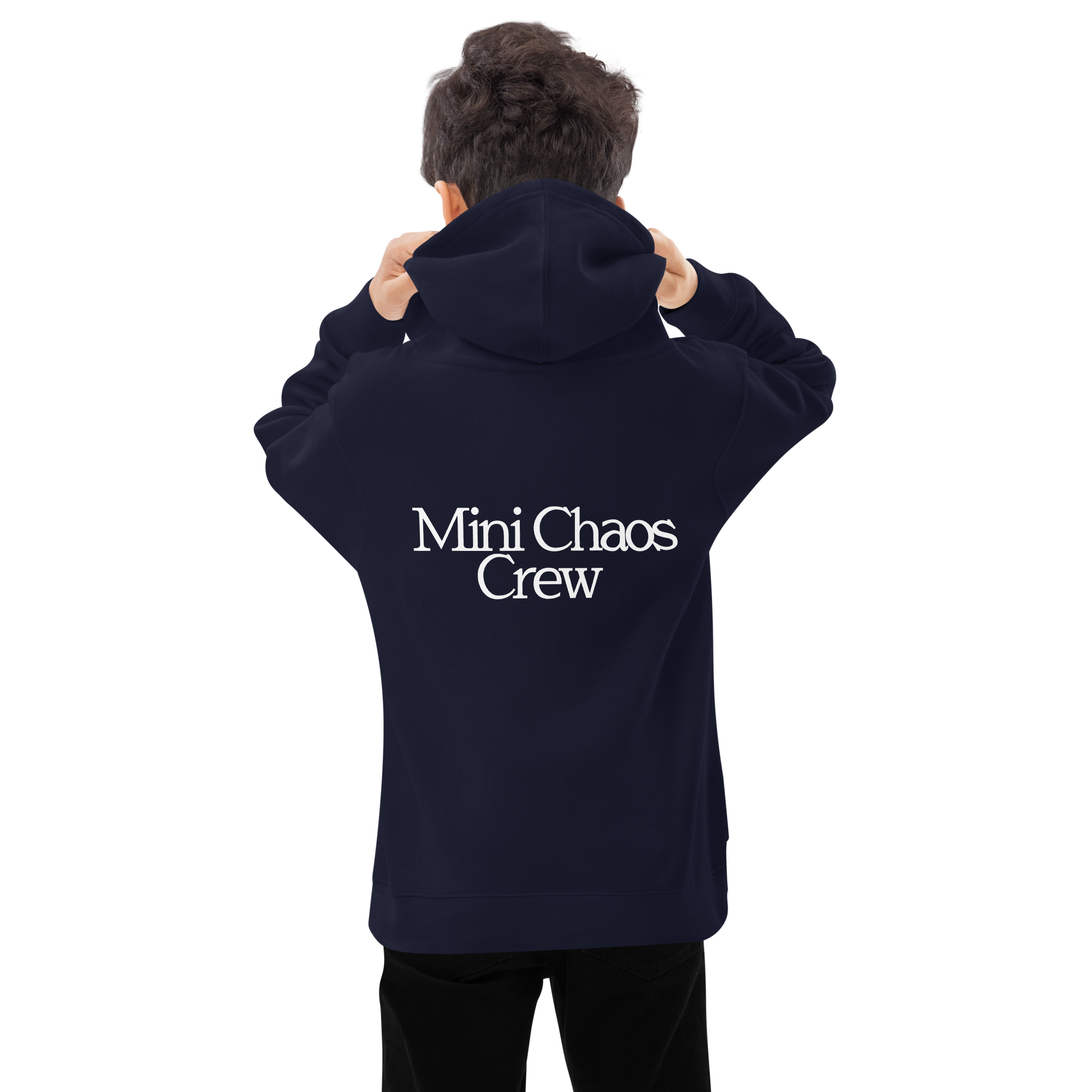 Kids Hoodie - Chaos Crew Navy Blazer