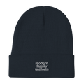 Embroidered Beanie Navy