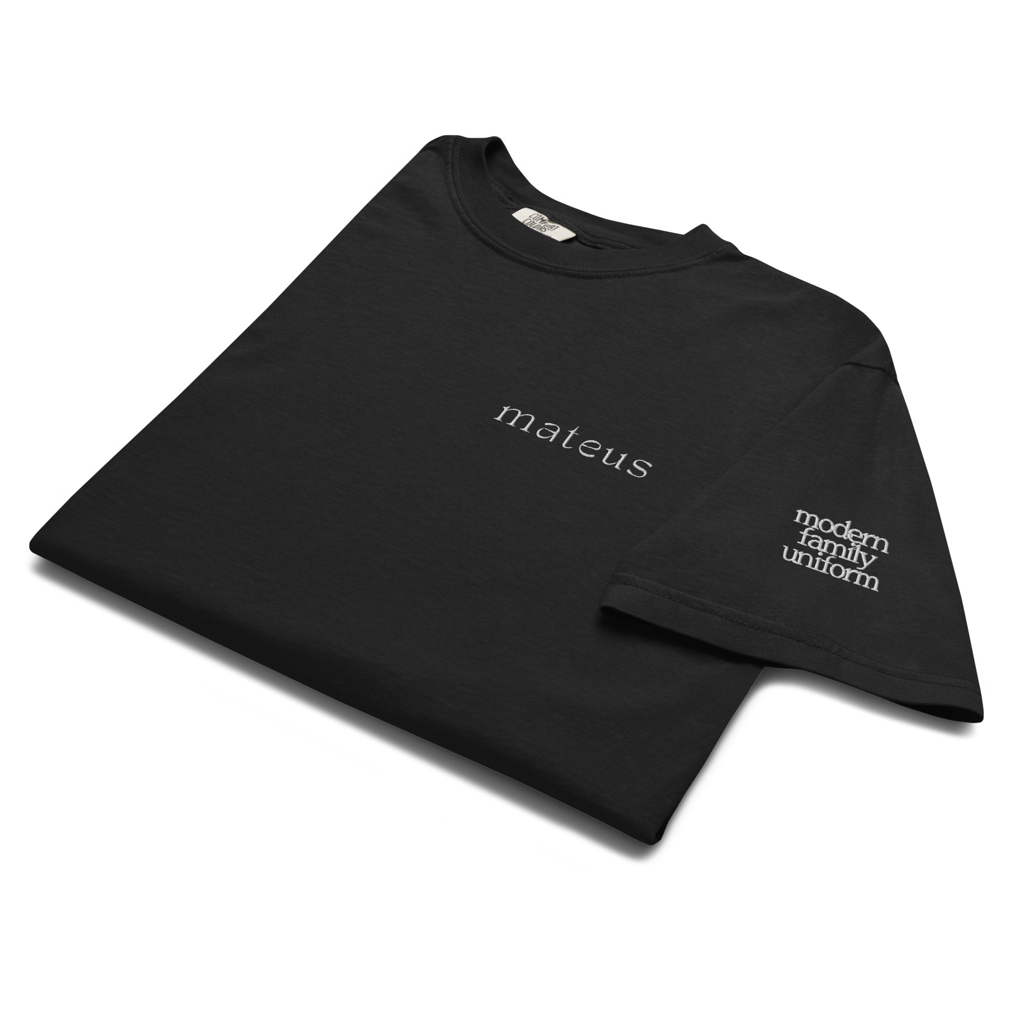 Unisex Heavyweight Basic T-shirt Black