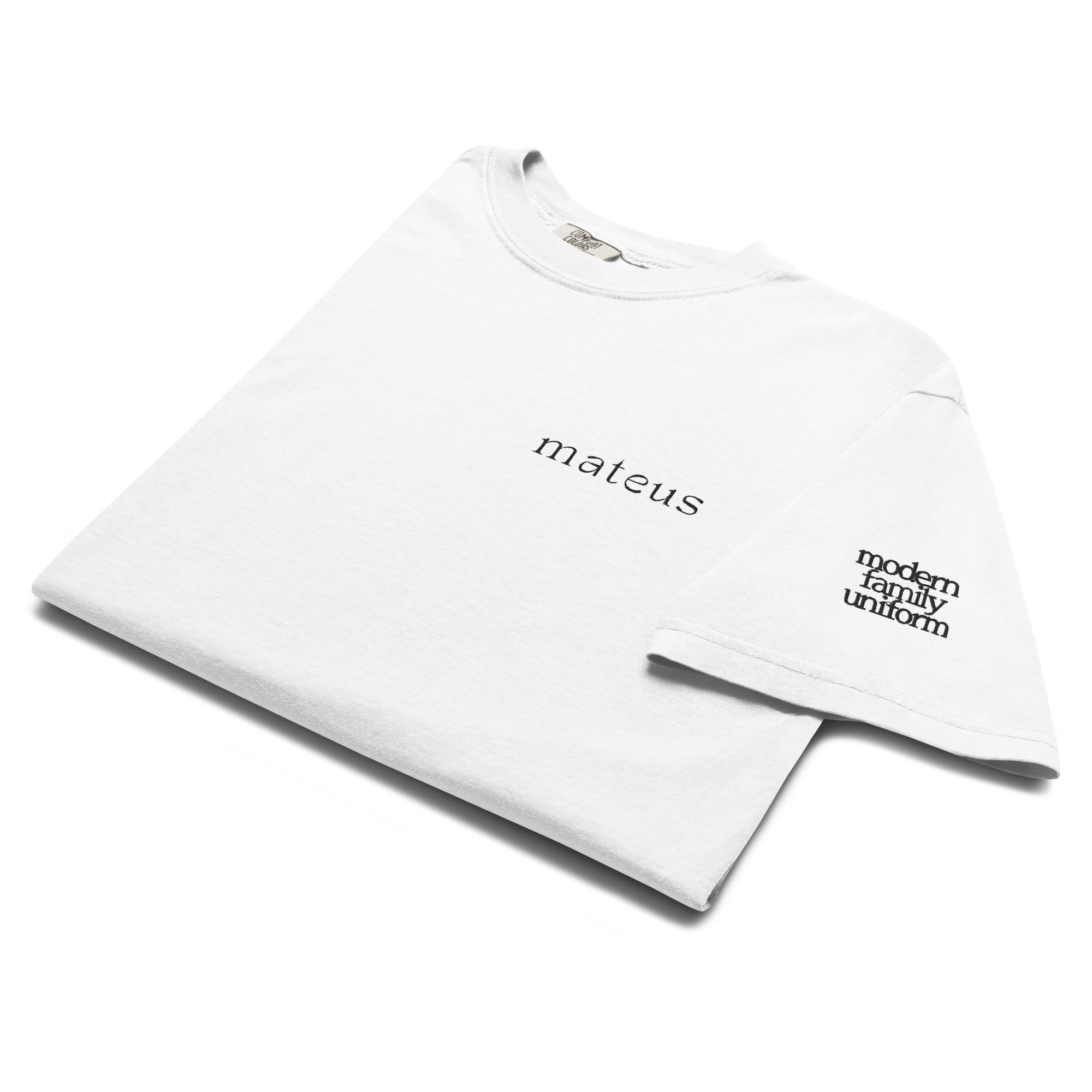Unisex Heavyweight Basic T-shirt White