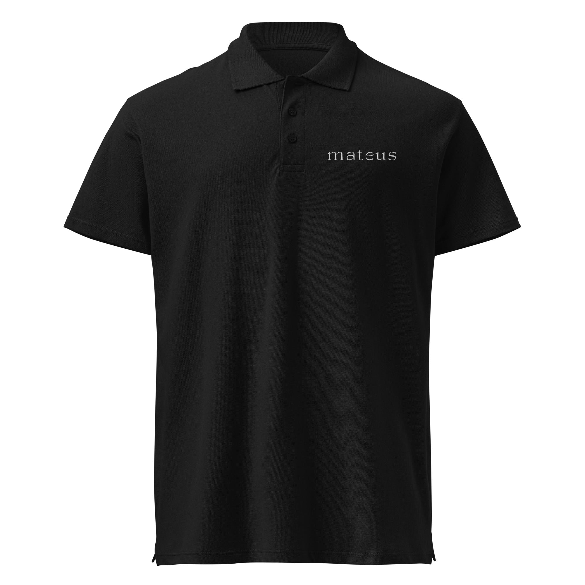 Premium polo shirt Black