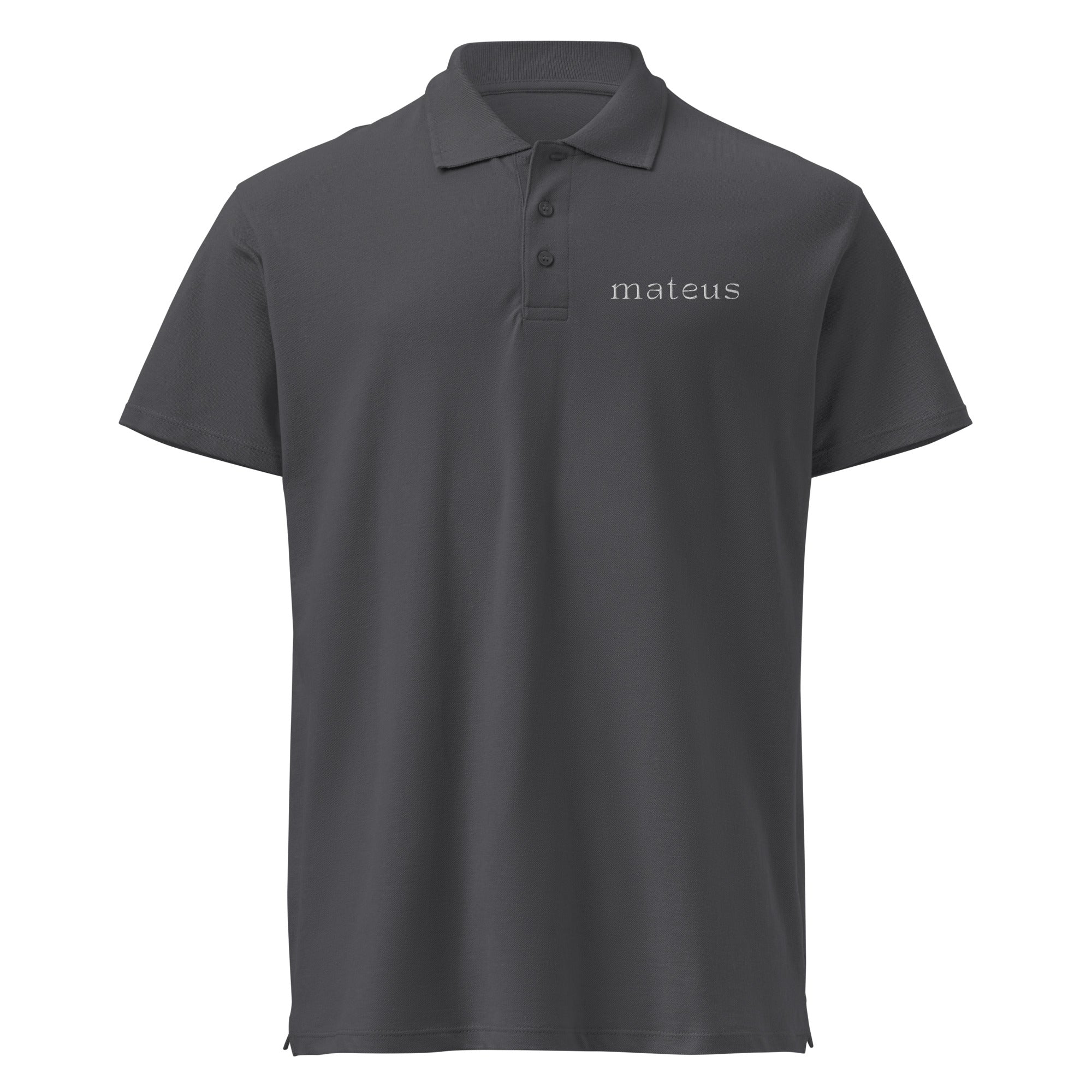 Premium polo shirt Mouse Grey