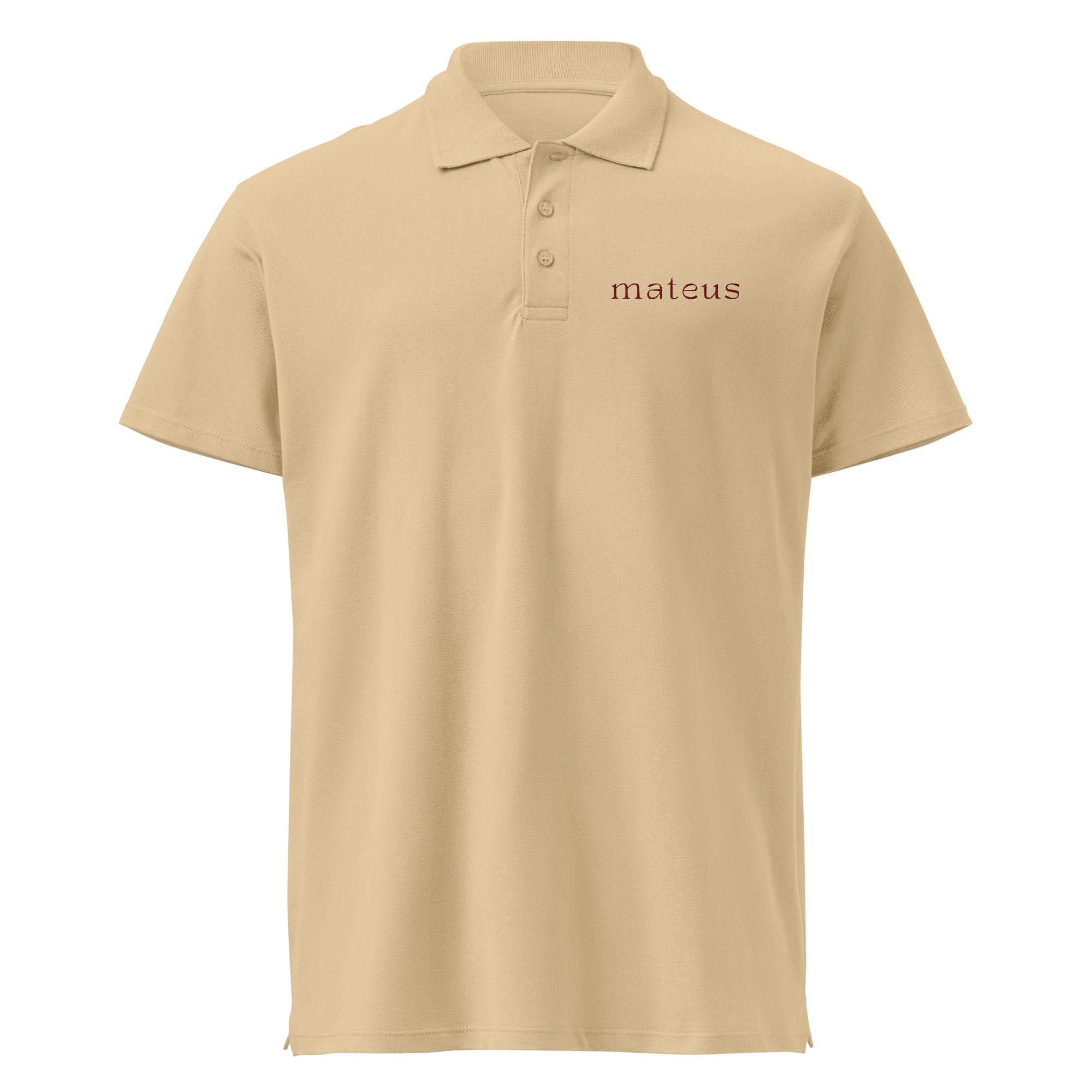 Premium polo shirt Sand