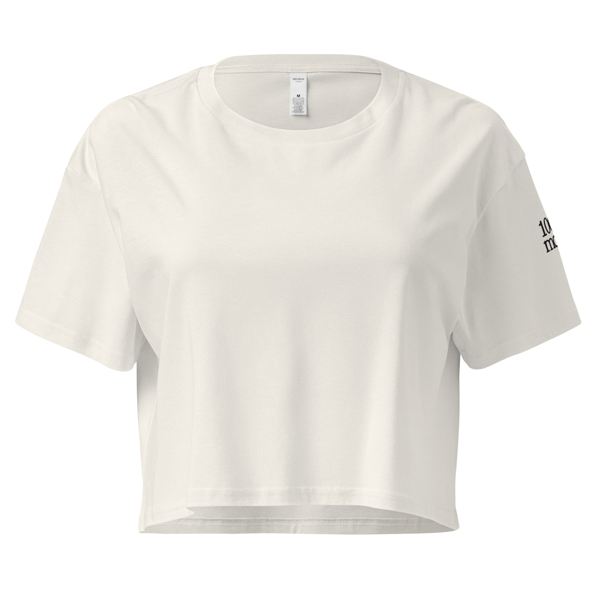 Women’s crop top Ecru