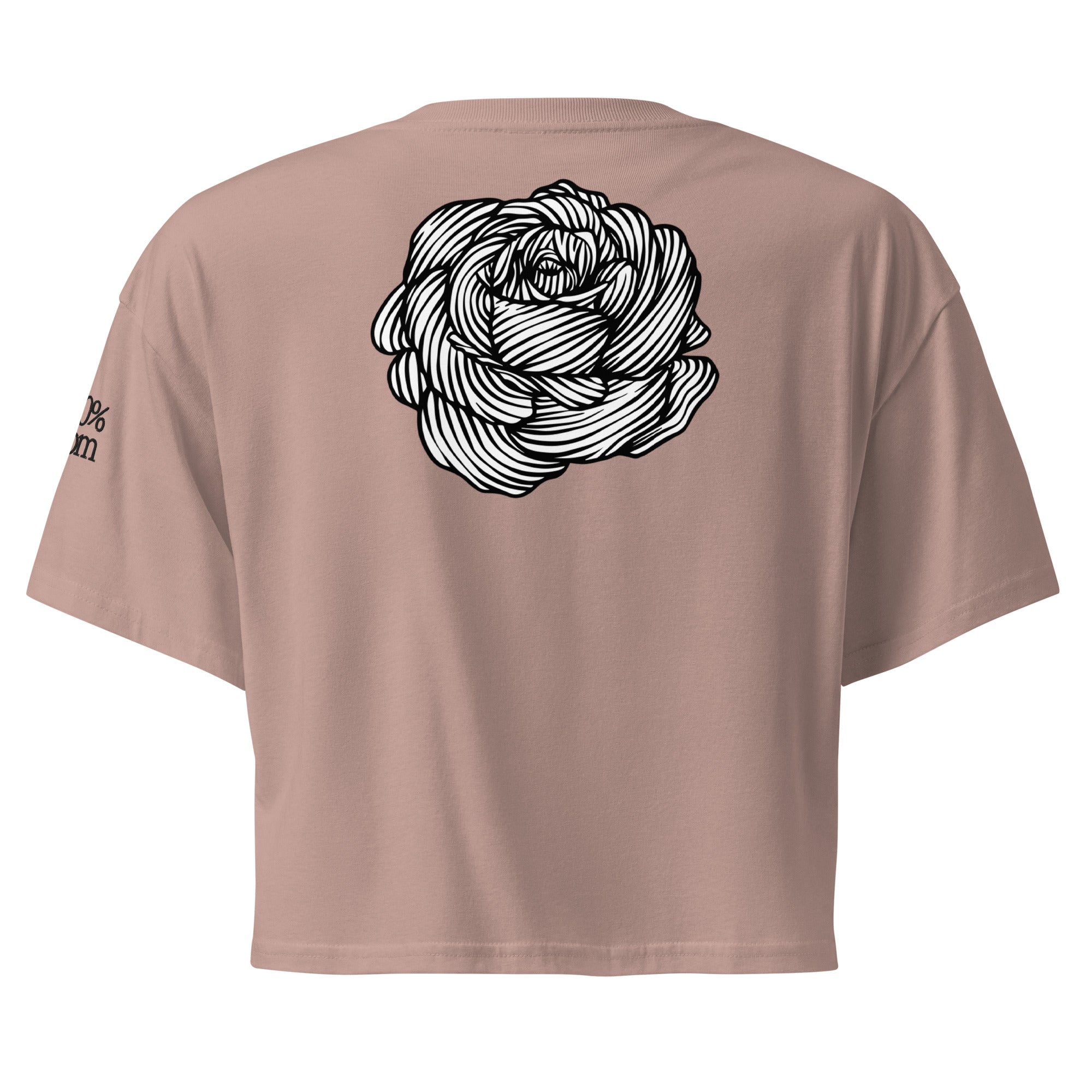 Women’s crop top Hazy Pink