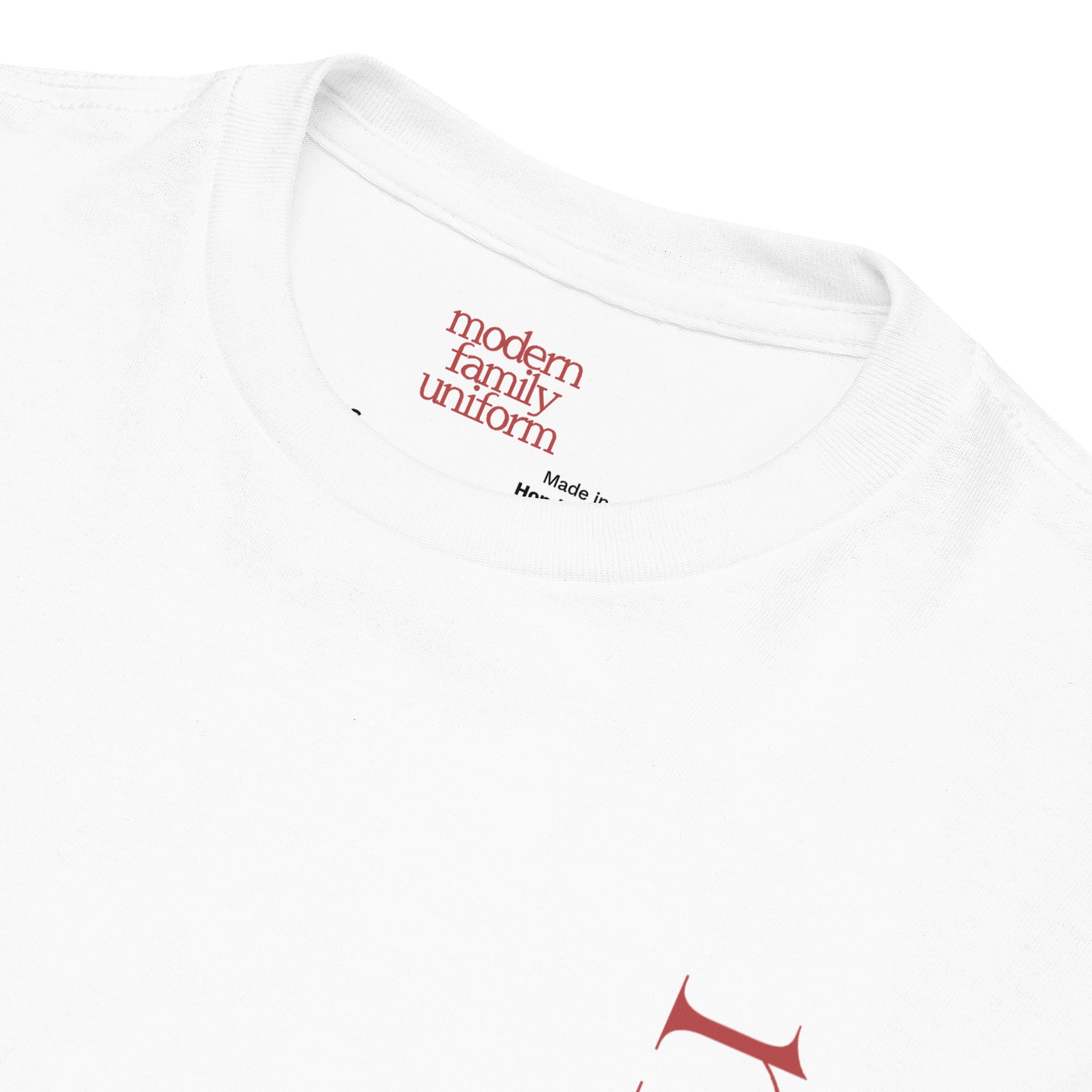 100% cotton Kids Basic tee White