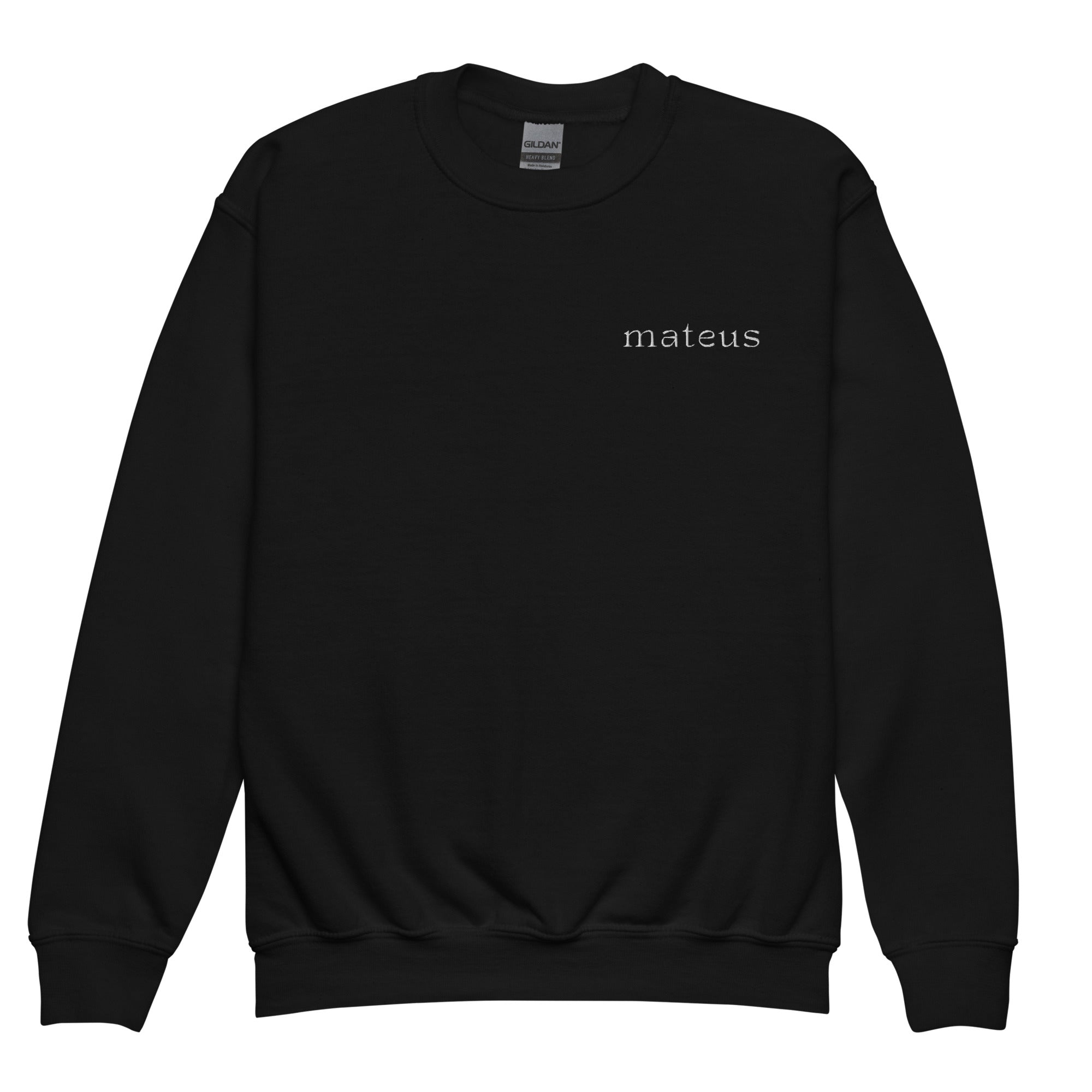 Youth crewneck sweatshirt Black
