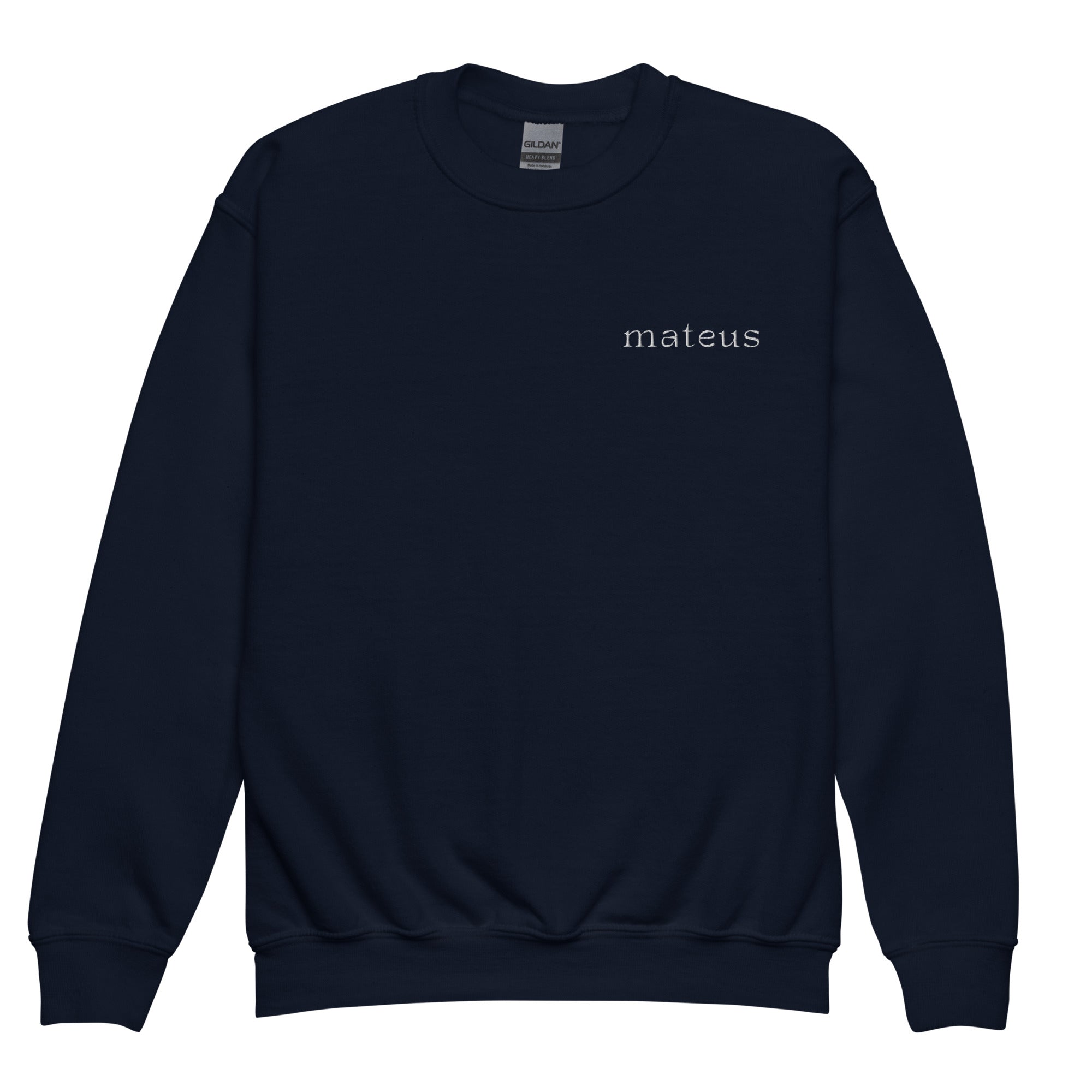 Youth crewneck sweatshirt Navy